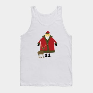 Santa and Rudolph Tank Top